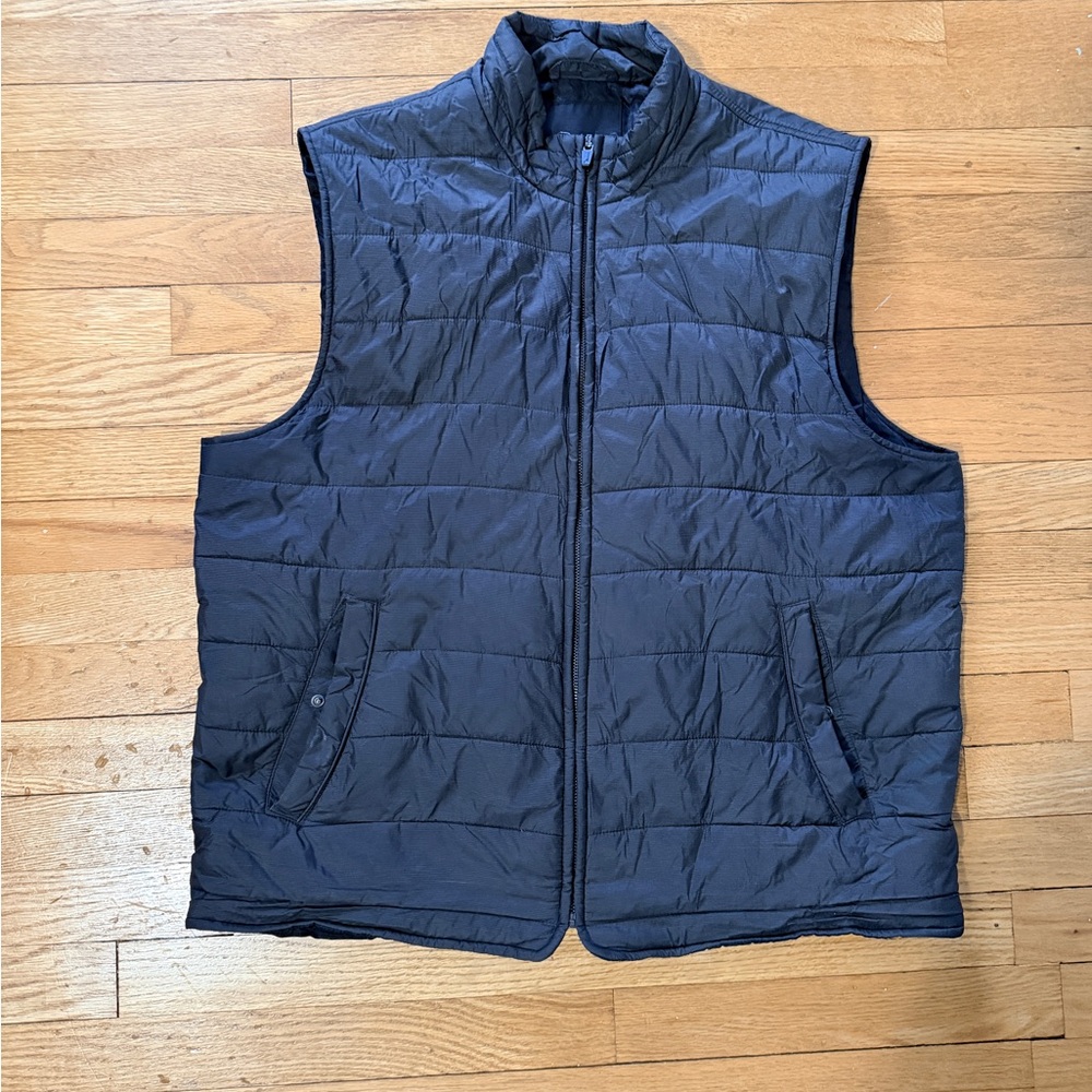Marc Anthony Black Light Weight Outerwear Vest Men’s XL